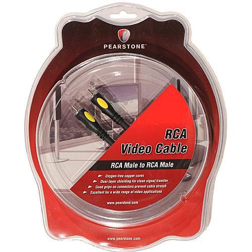 Pearstone RCA Male to RCA Male Composite Video Cable - 1.5