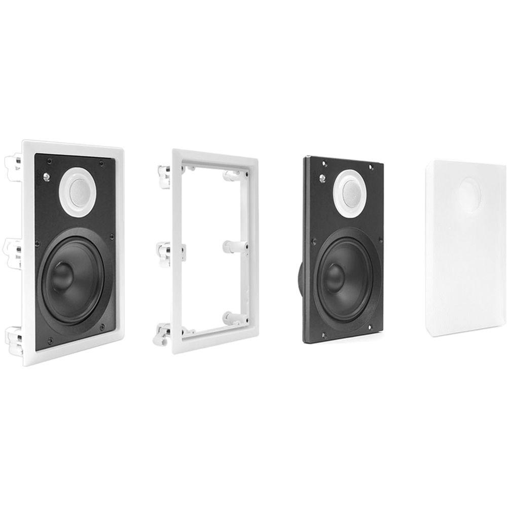 Pyle Pro PDIW62 6.5" 2-Way In-Wall Speaker Pair