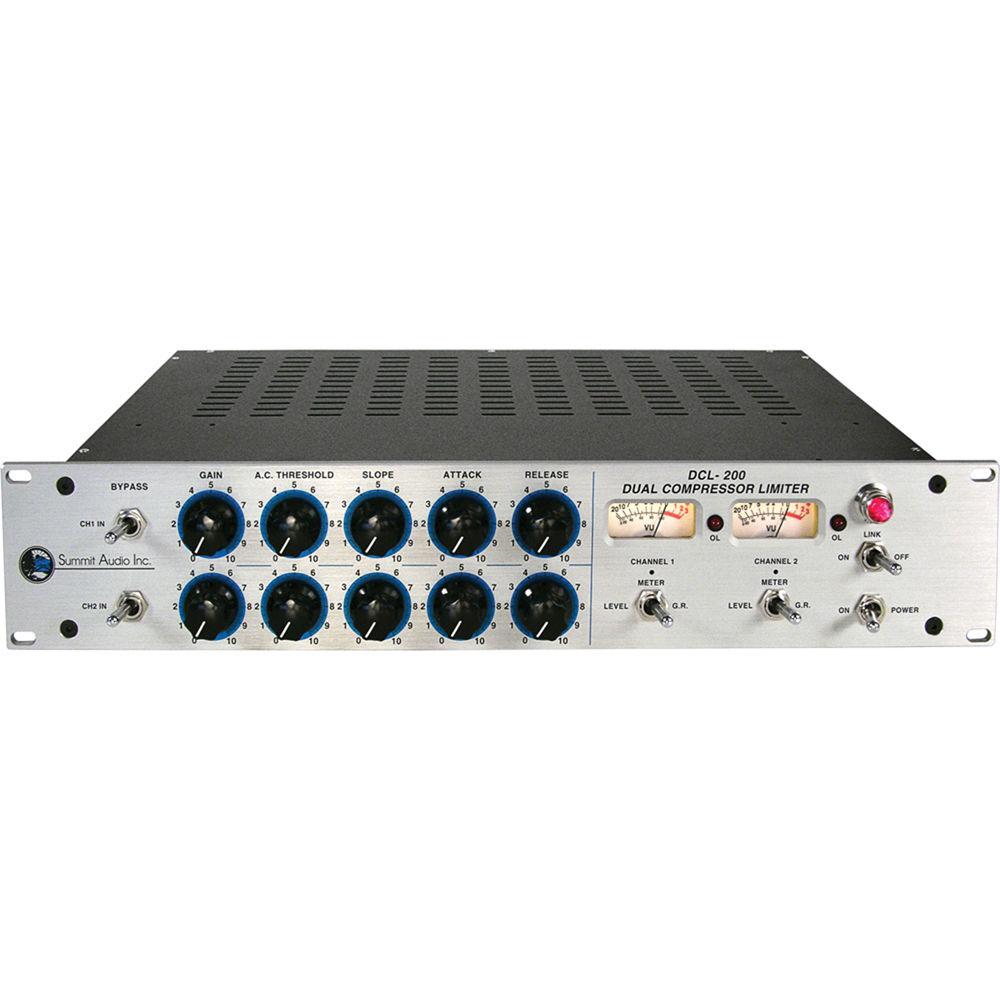 Summit Audio DCL-200 - Compressor Limiter, Summit, Audio, DCL-200, Compressor, Limiter