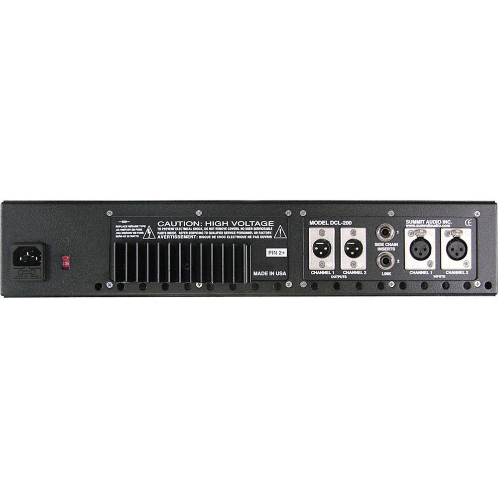 Summit Audio DCL-200 - Compressor Limiter, Summit, Audio, DCL-200, Compressor, Limiter