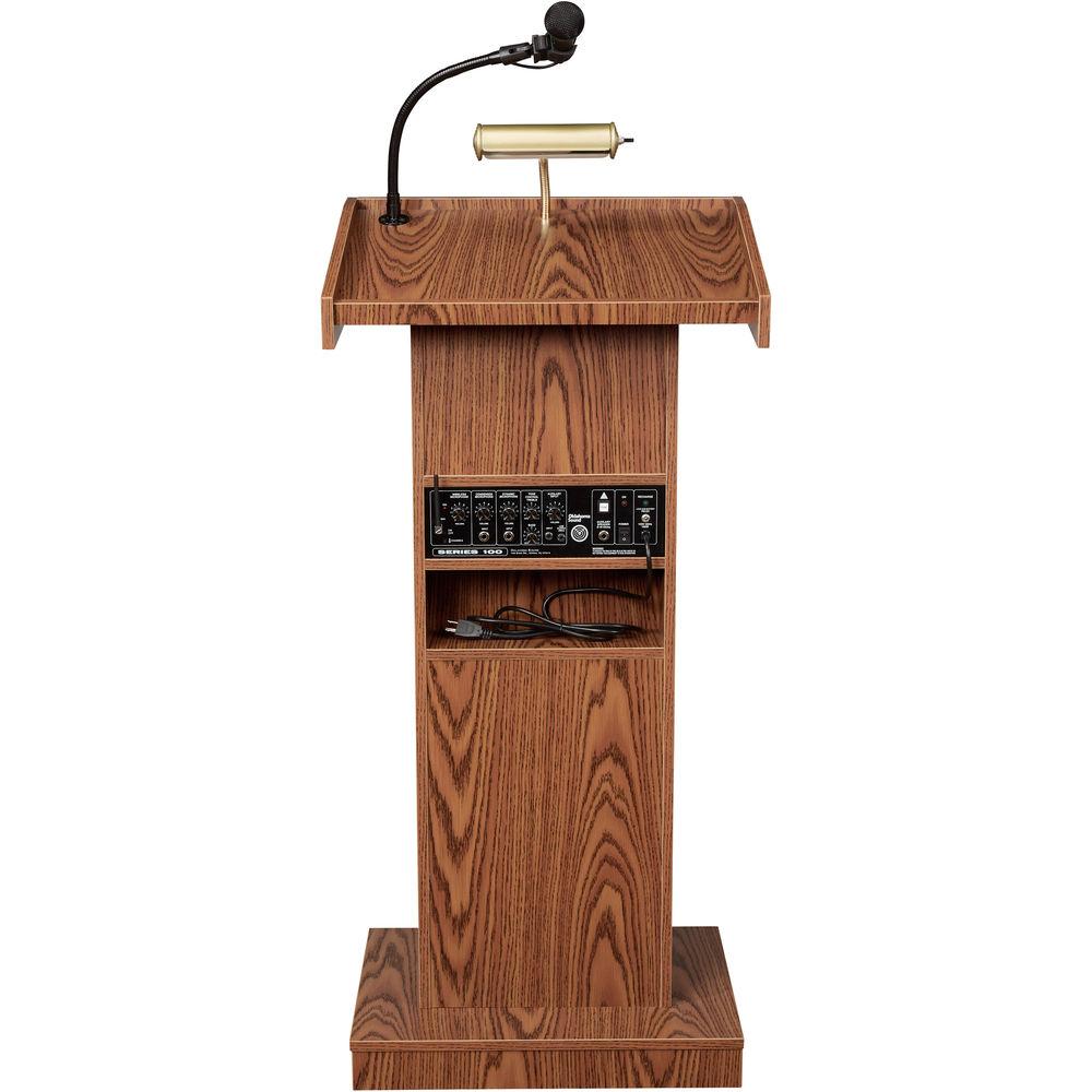 Oklahoma Sound Orator #800x Sound Lectern w LWM-6