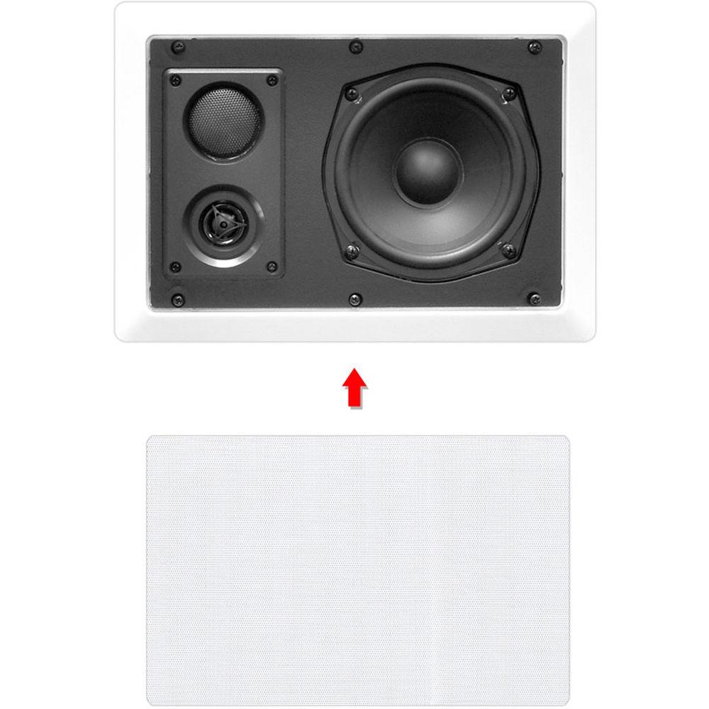 Pyle Pro PDIW67 6.5" 2-Way In-Wall Speaker Pair