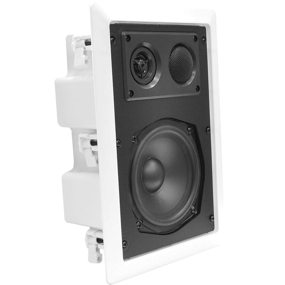 Pyle Pro PDIW87 8" 2-Way In-Wall Enclosed Speaker with Directional Tweeter