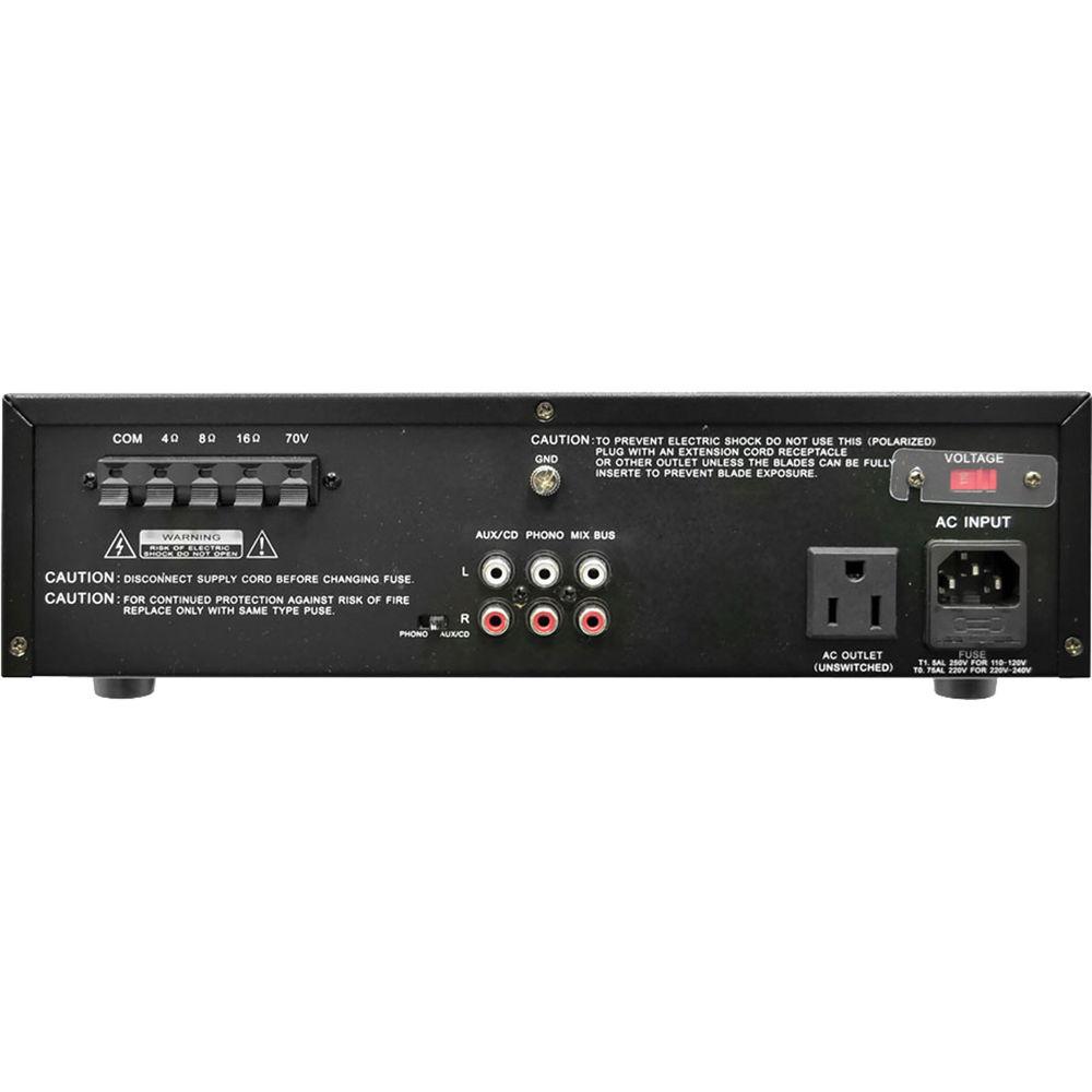 Pyle Pro PT210 120W PA Mixer Amplifier