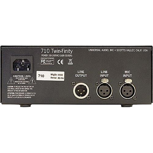 Universal Audio 710 Twin-Finity - Microphone Line Preamplifier