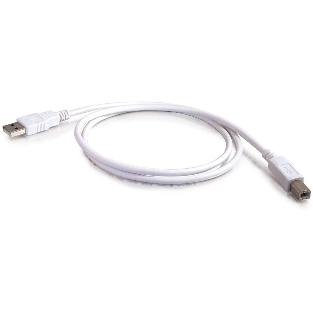 C2G 3.3' USB 2.0 A B Cable, C2G, 3.3', USB, 2.0, B, Cable