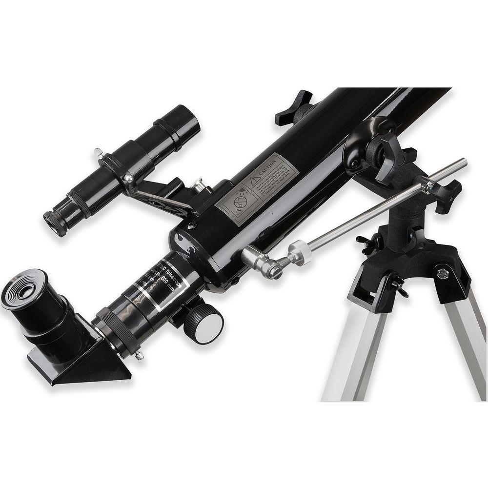 Carson JC-1000 2.4" 60mm Refractor Telescope Kit