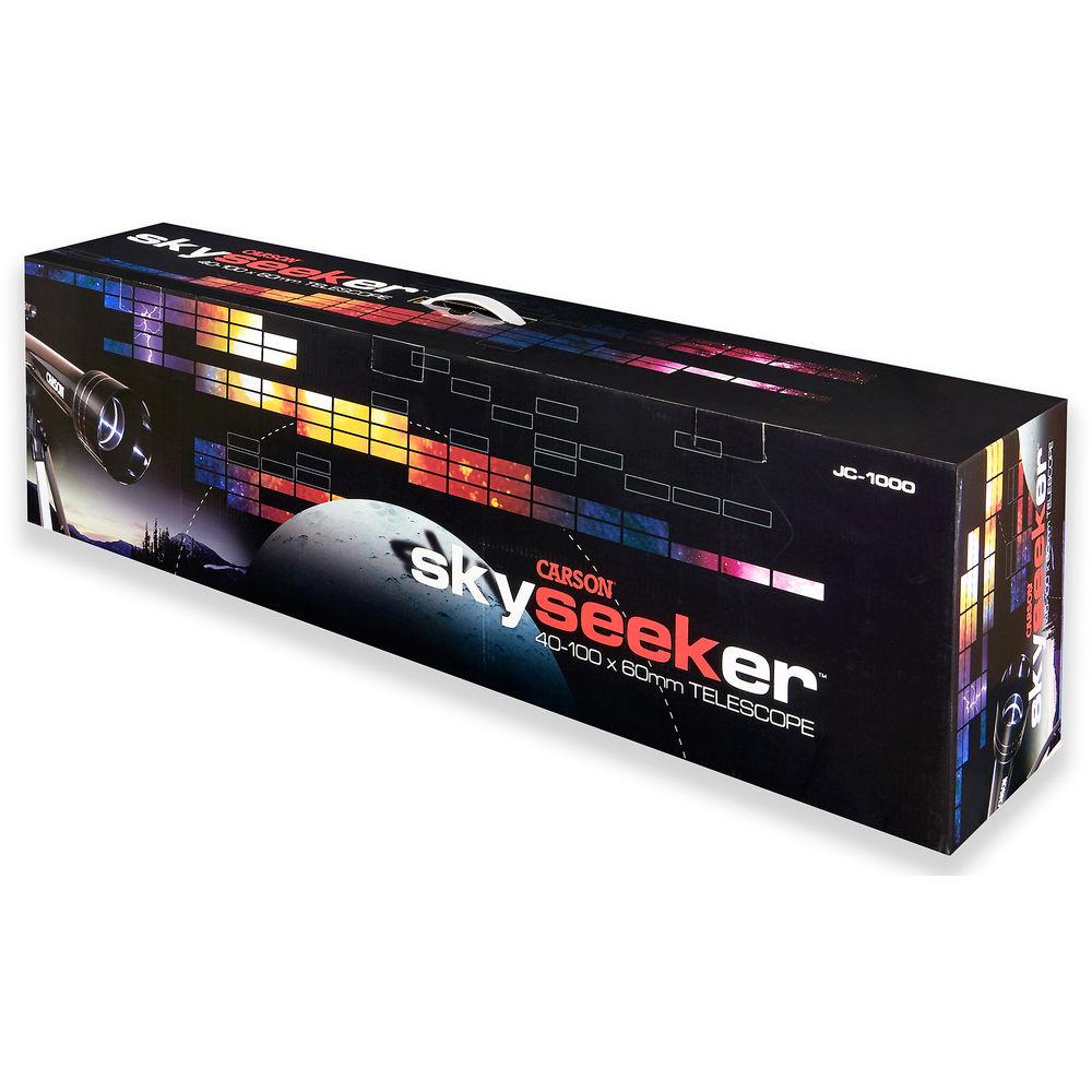 Carson JC-1000 2.4" 60mm Refractor Telescope Kit