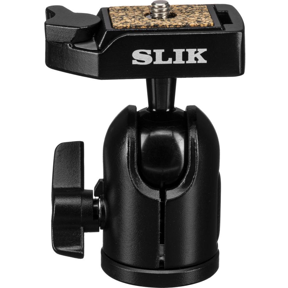 Slik SBH-120 DQ Compact Ballhead 120 with Quick Release - Supports 4.5 lbs