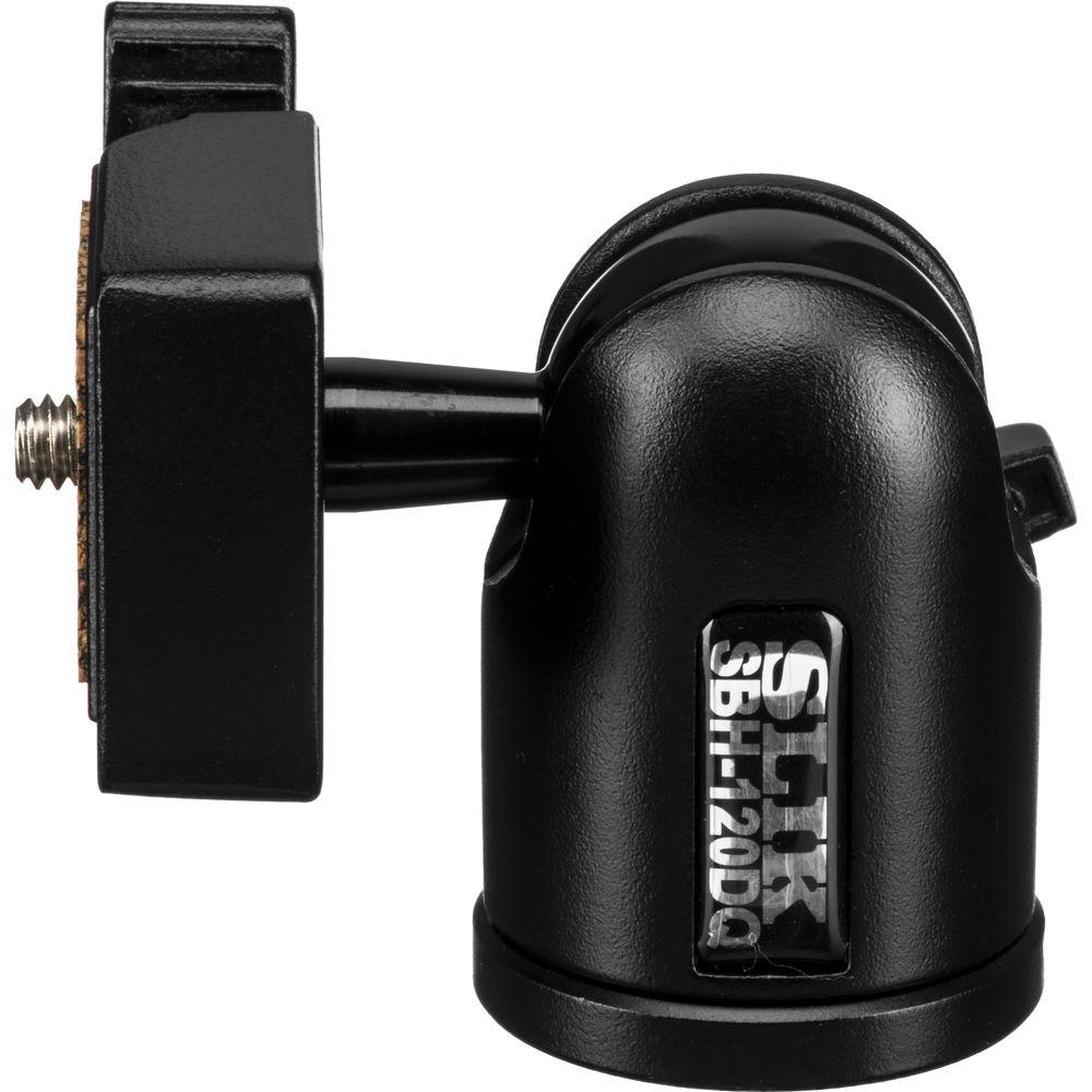 Slik SBH-120 DQ Compact Ballhead 120 with Quick Release - Supports 4.5 lbs