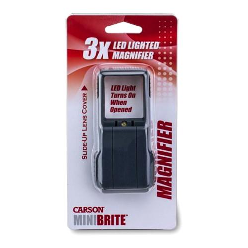 Carson PO-25 3x MiniBrite Lighted Magnifier