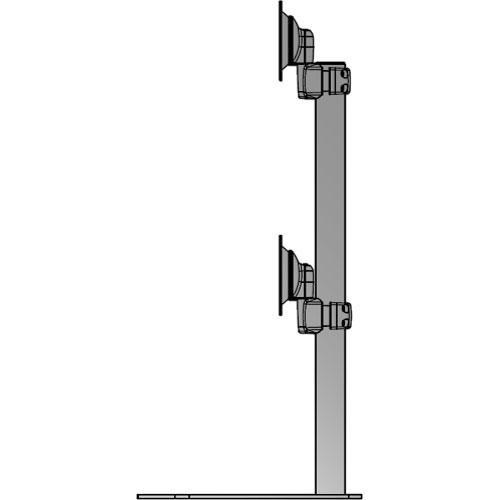 Chief KTP230S Dual Vertical Monitor Table Stand