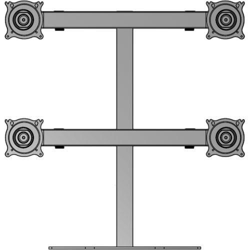 Chief KTP440B Quad Monitor Table Stand
