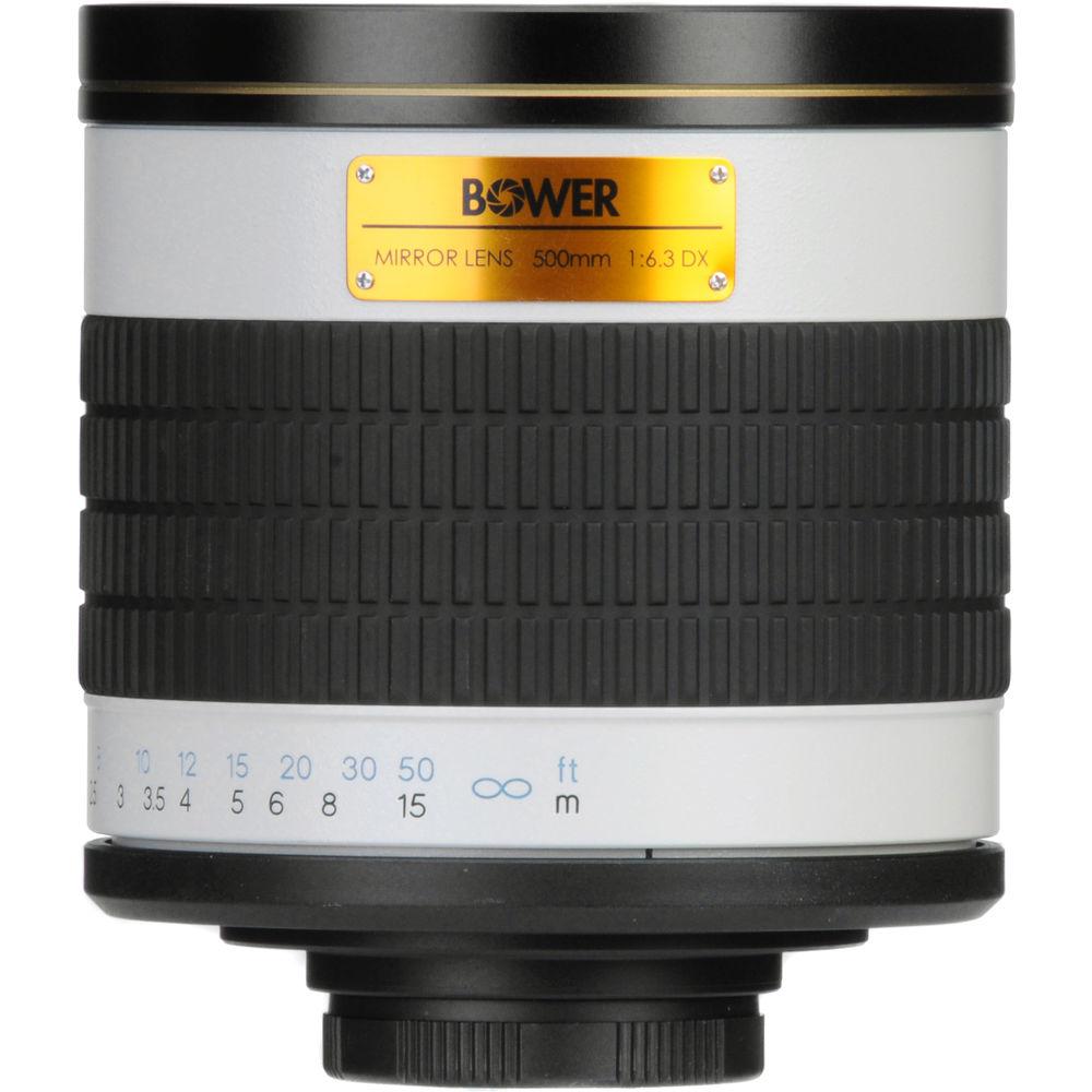 Bower 500mm f 6.3 Manual Focus Telephoto T-Mount Lens
