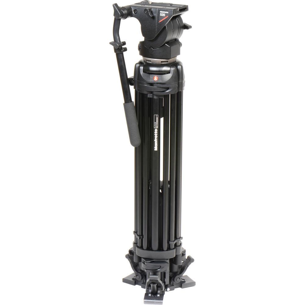 Manfrotto 526,545GBK Professional Video Tripod System with 526 Head