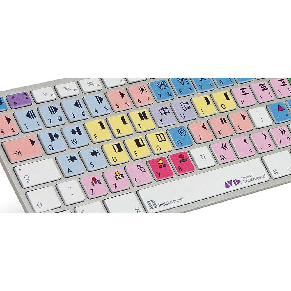 LogicKeyboard Advance Line Avid Media Composer Apple Ultra-Thin Aluminum Keyboard