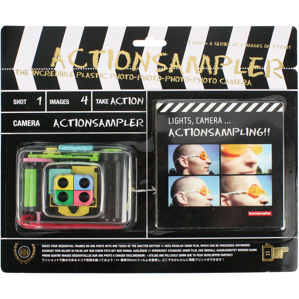 Lomography ActionSampler Fixed Focus 4-Lens 35mm Viewfinder Camera Kit - Clear