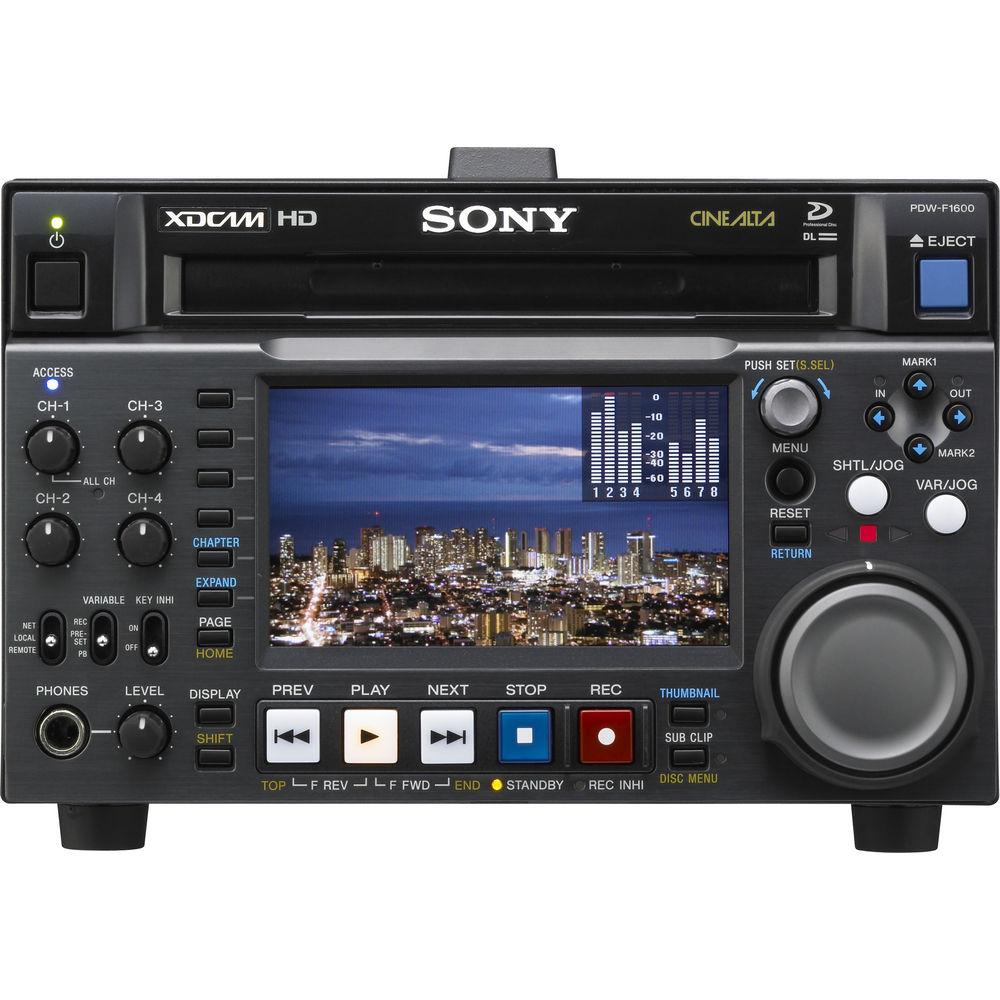 Sony PDW-F1600 XDCAM HD Player Recorder