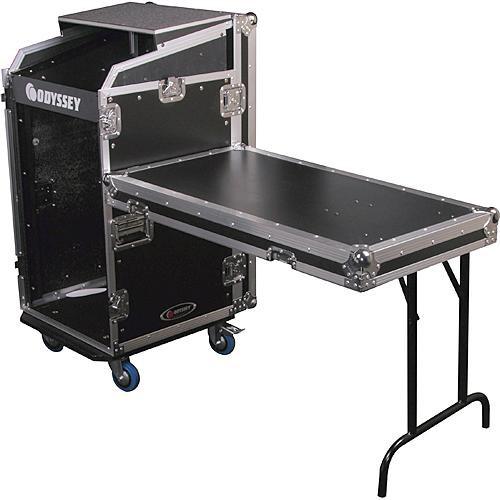 Odyssey Innovative Designs FZGS1116WDLX Flight Zone Glide Style Slanted Combo Rack Case