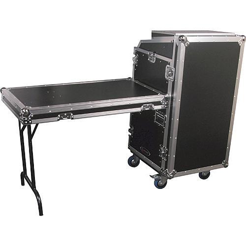 Odyssey Innovative Designs FZGS1116WDLX Flight Zone Glide Style Slanted Combo Rack Case