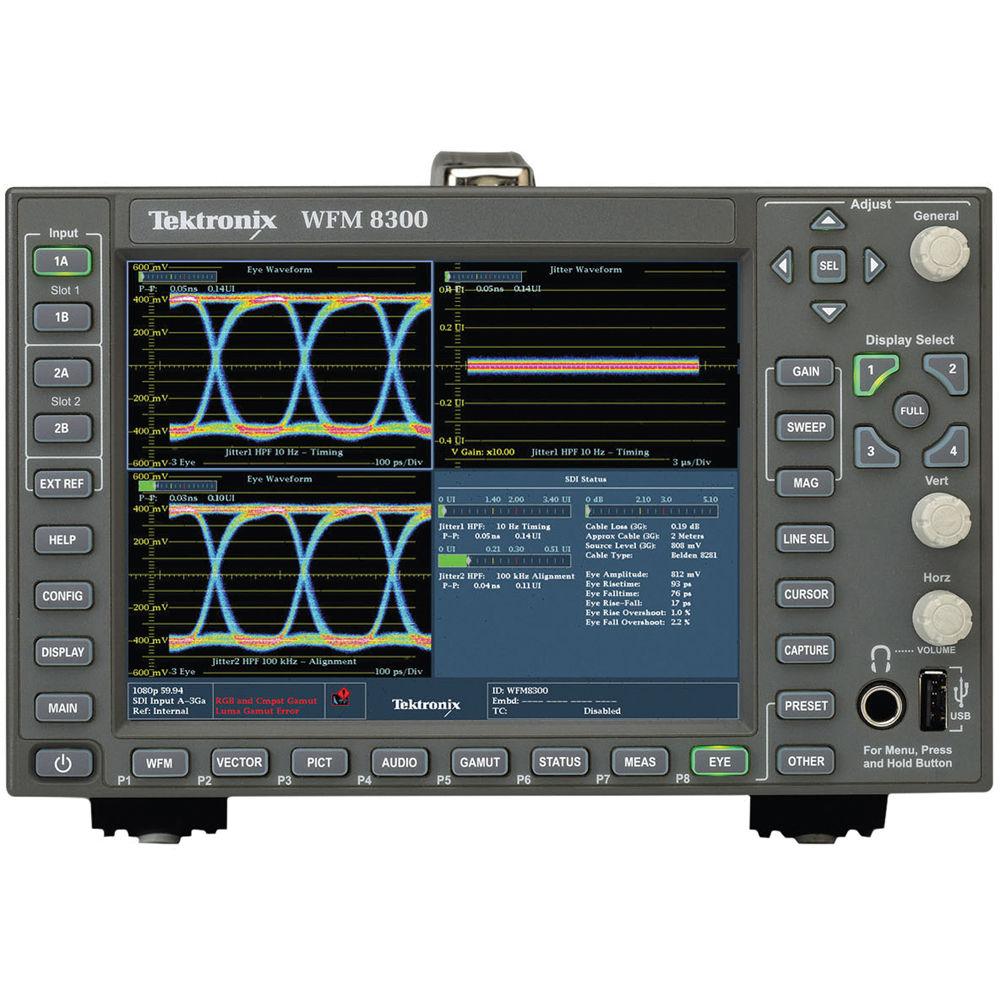 Tektronix WFM8300 Advanced Analog SD HD 3G-SDIWaveform Monitor