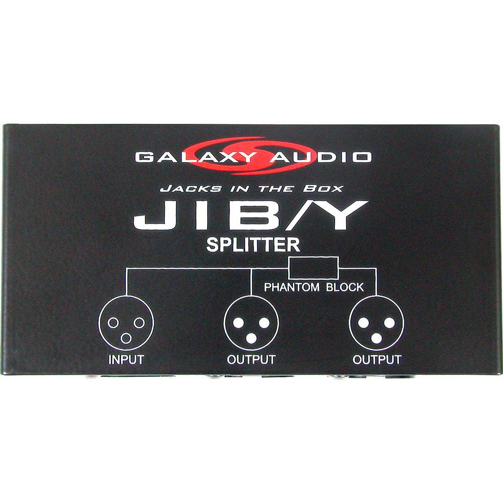 Galaxy Audio JIB Y Jack In The Box Microphone Splitter