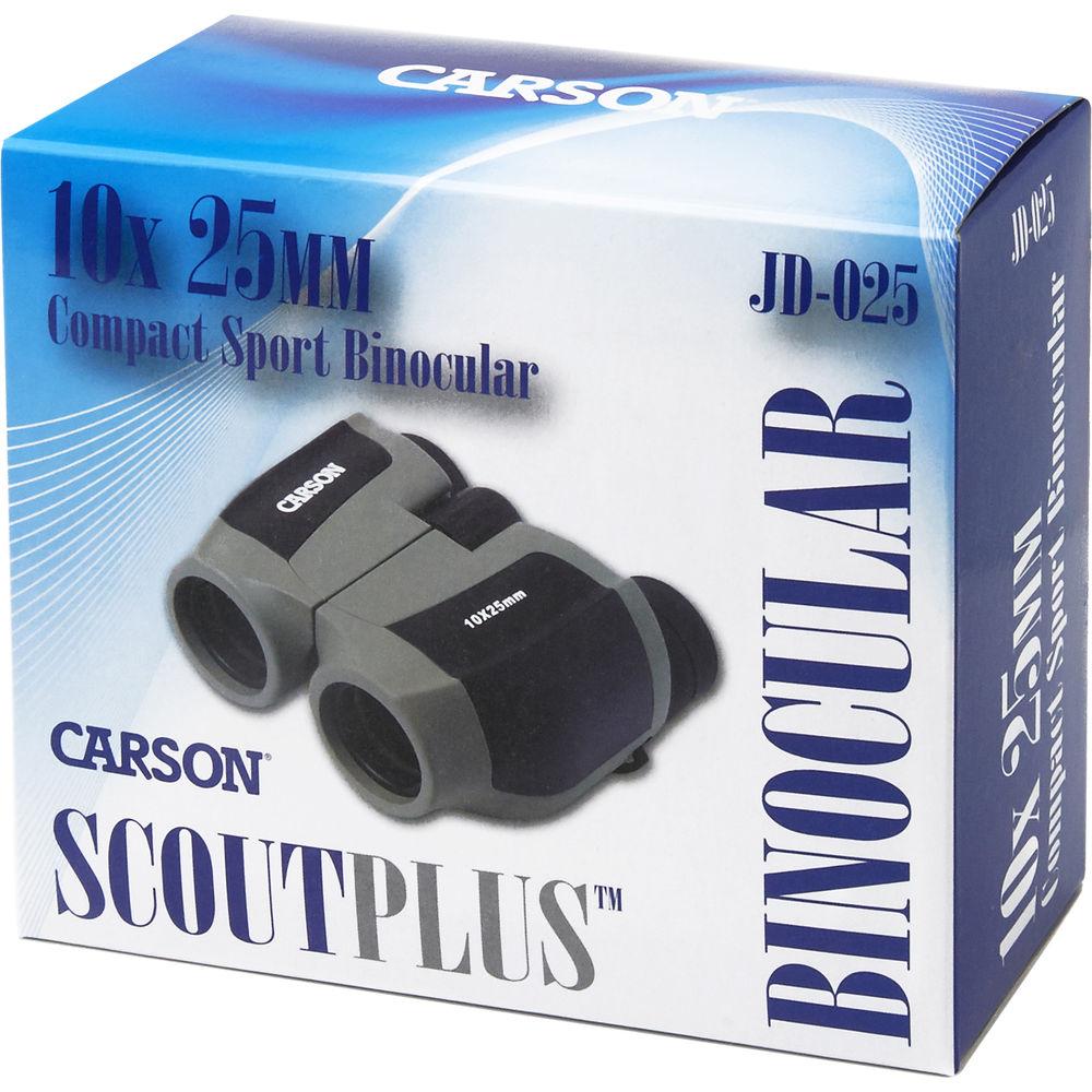 Carson 10x25 Scout Plus Binocular, Carson, 10x25, Scout, Plus, Binocular