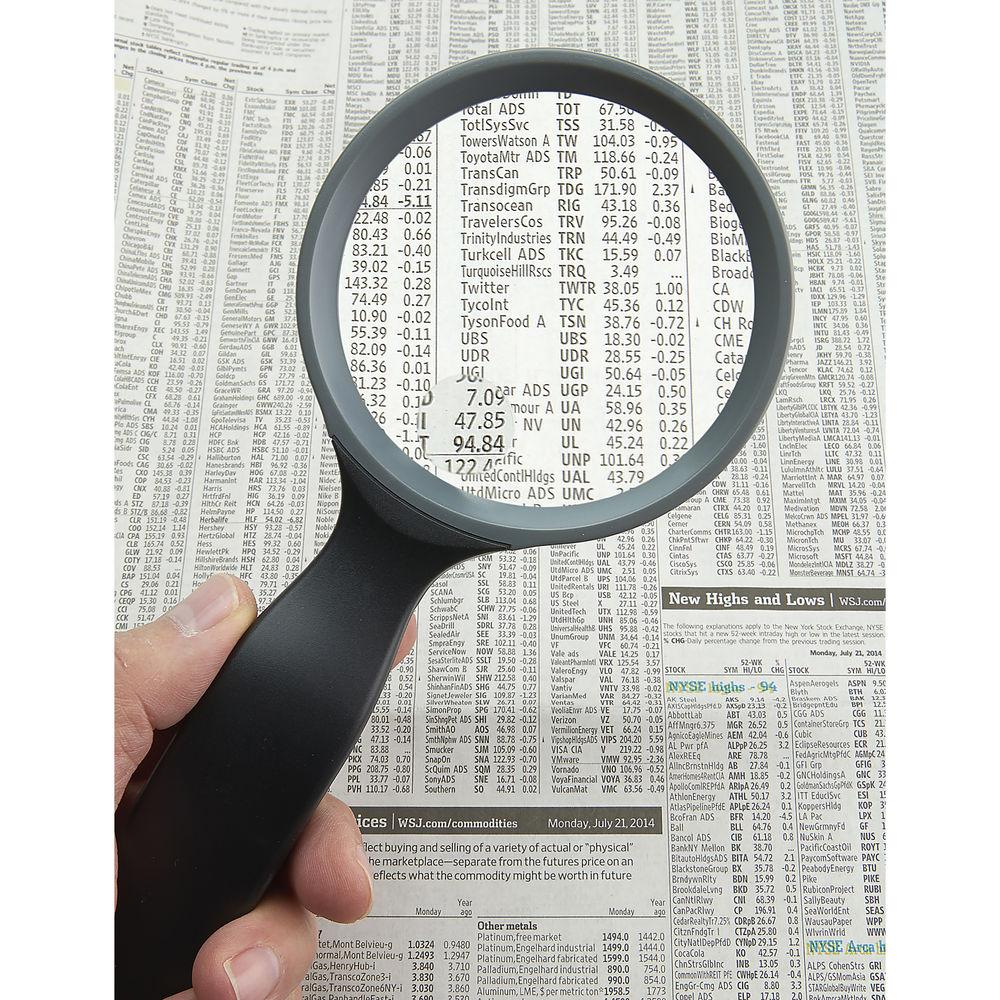 Carson JS-36 2x HandHeld Magnifier with 4.5x Power Spot