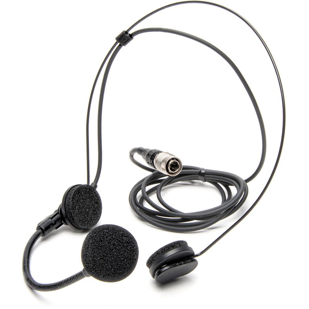 Azden HS-11H Unidirectional Headset Microphone with 4-Pin "HIROSE" Connector