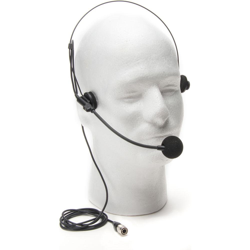 Azden HS-11H Unidirectional Headset Microphone with 4-Pin "HIROSE" Connector