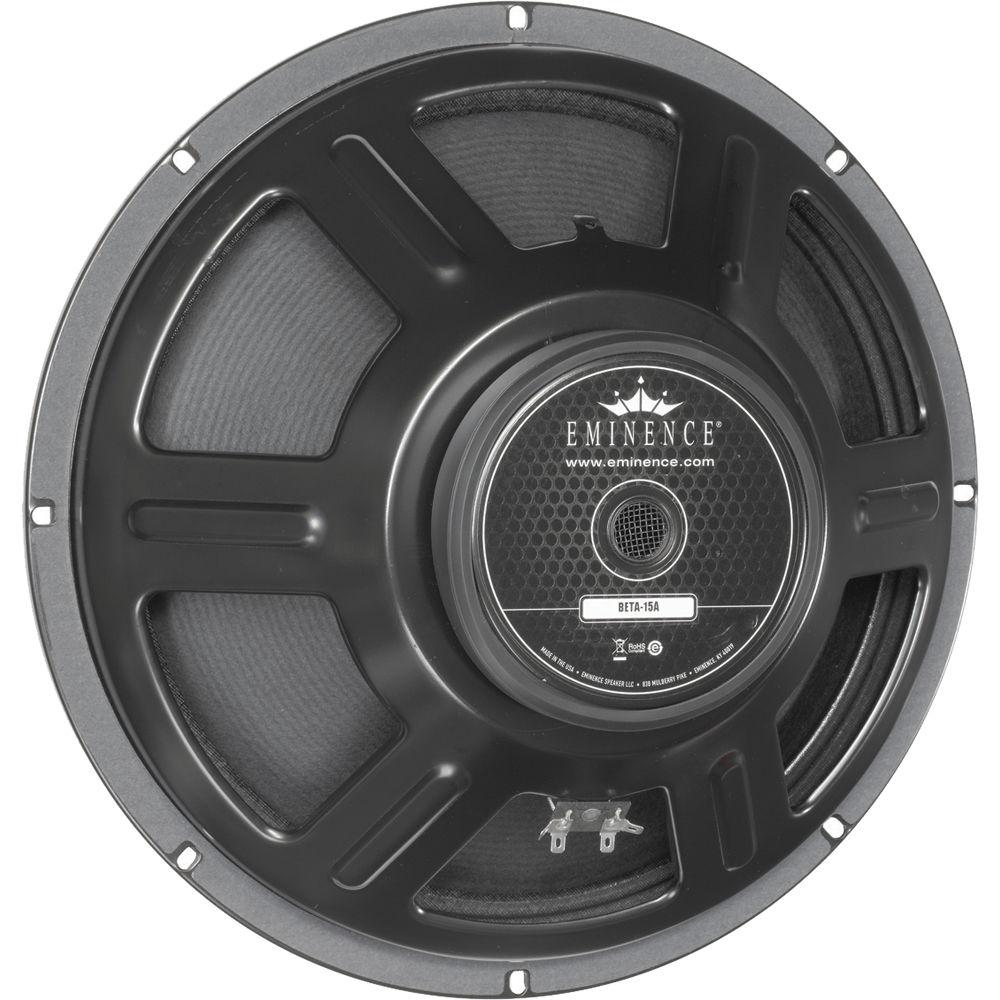 Eminence Beta-15A 600W 15" 8 Ohm Mid-Bass Loudspeaker Driver