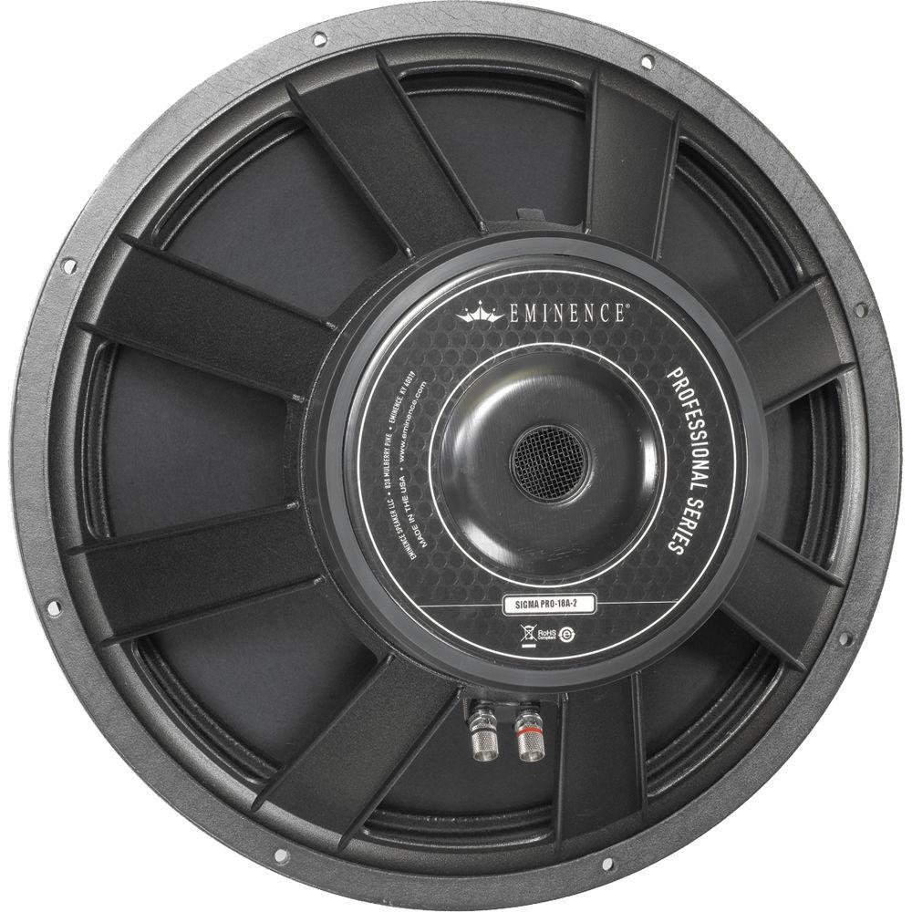 Eminence SIGMA PRO-18A - 1300W 18" 8 Ohm Mid-Bass Loudspeaker Driver