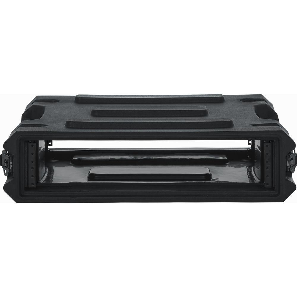 Gator Cases G-PRO-2U-19 2-Space Rotationally Molded Rack Case