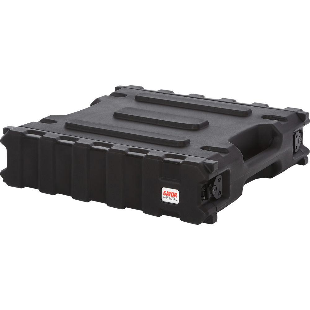 Gator Cases G-PRO-2U-19 2-Space Rotationally Molded Rack Case
