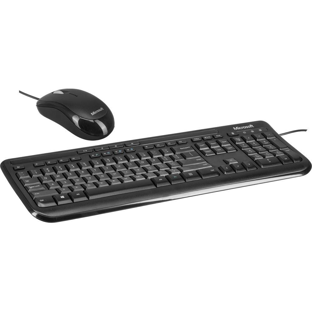 Microsoft Wired Desktop 600 USB Keyboard and Mouse, Microsoft, Wired, Desktop, 600, USB, Keyboard, Mouse