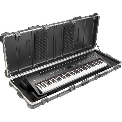 SKB SKB-5820W ATA Keyboard Carrying Case with Wheels - for Various Brand 88 Note Portable Keyboards