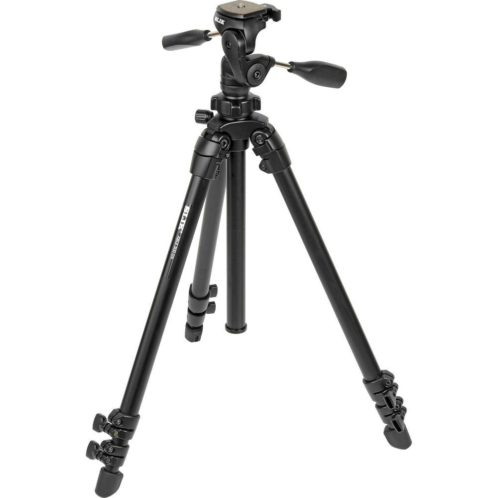 Slik Able 300 DX Tripod with 3-Way, Pan-and-Tilt Head