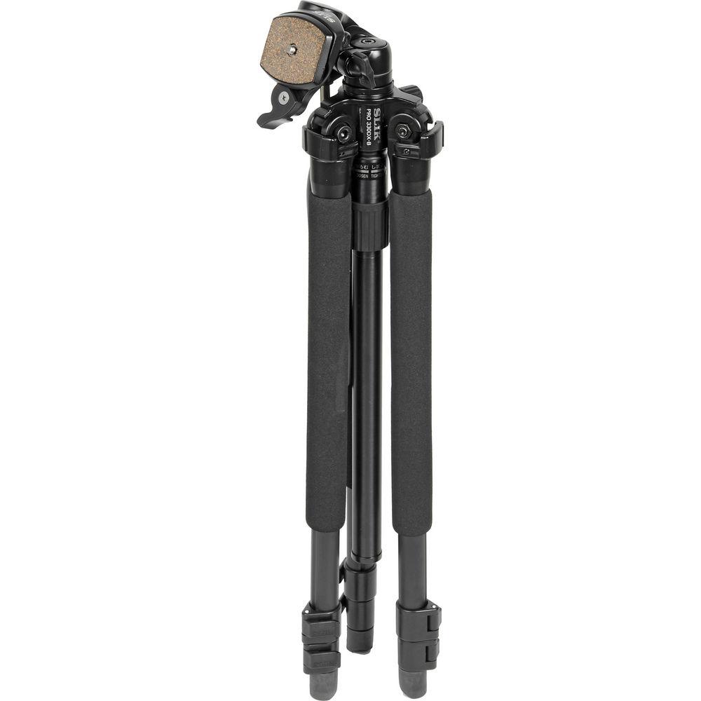 Slik Pro 330 DX Tripod with SH-705E 3-Way, Pan-and-Tilt Head