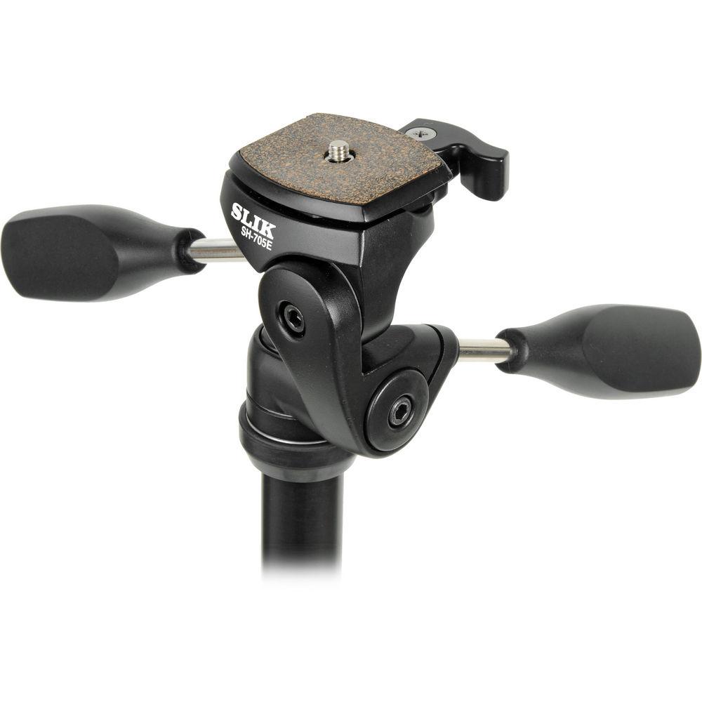 Slik Pro 330 DX Tripod with SH-705E 3-Way, Pan-and-Tilt Head