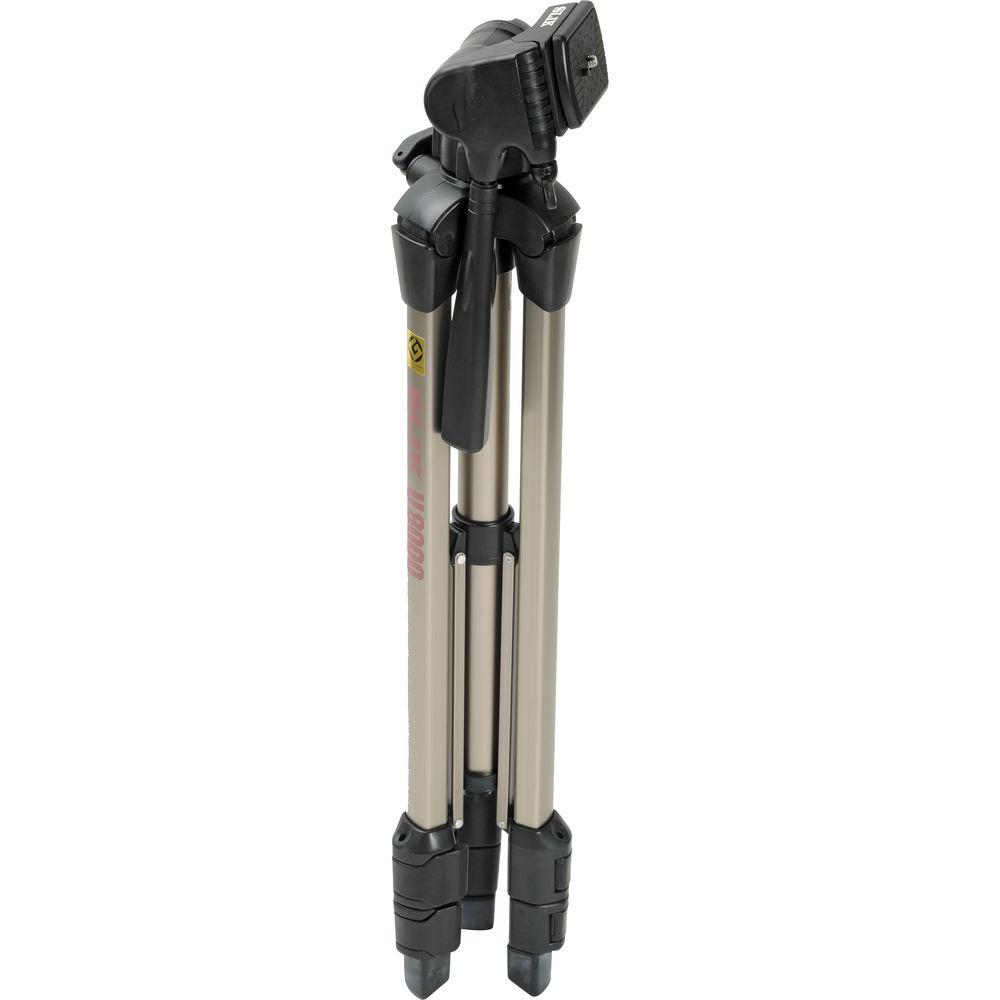 Slik U8000 Tripod with 3-Way, Pan-and-Tilt Head
