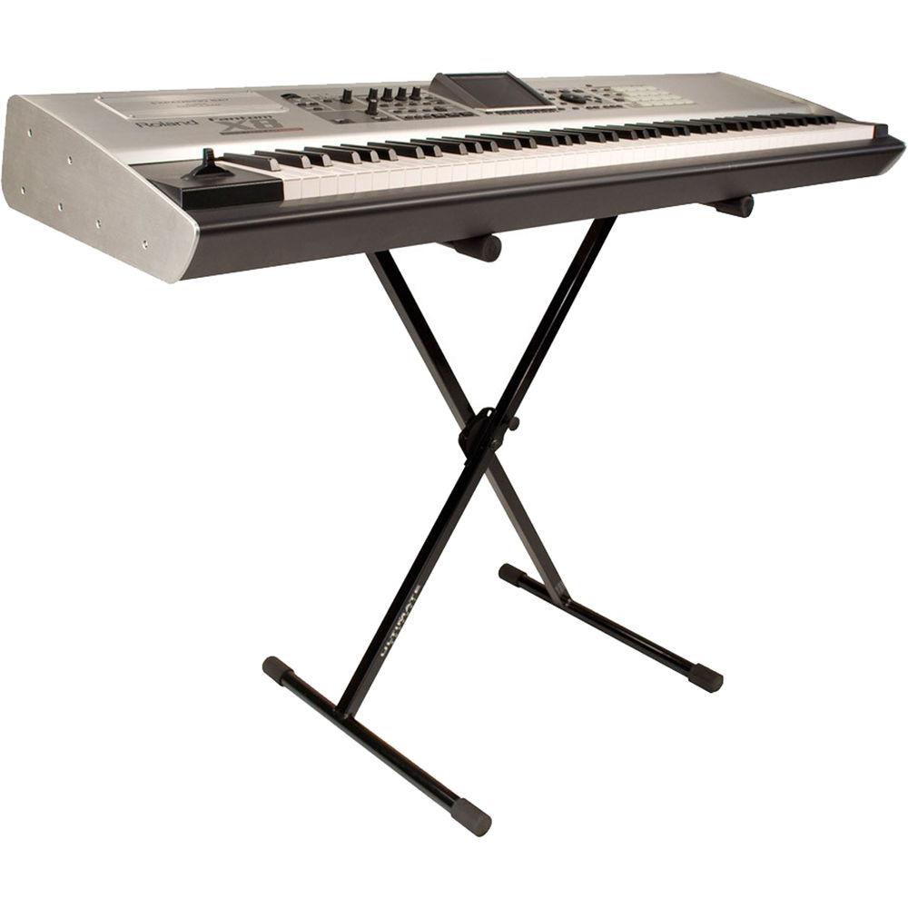 Ultimate Support 13231 IQ-1000 "X" Style Single Tier Single Brace Memory Lock Keyboard Stand