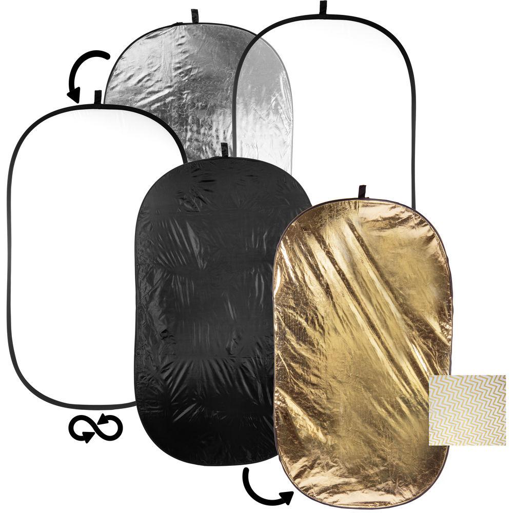 Impact 5-in-1 Collapsible Oval Reflector