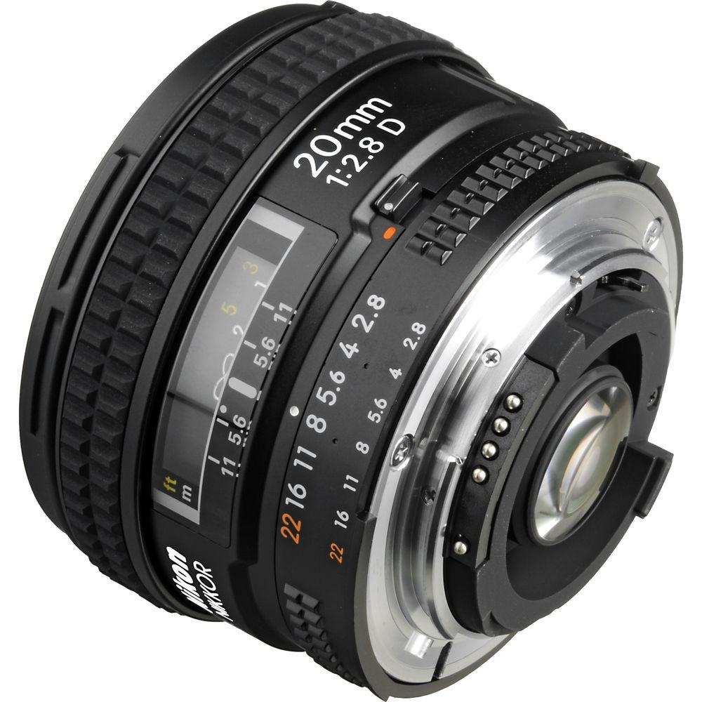 Nikon AF NIKKOR 20mm f 2.8D Lens