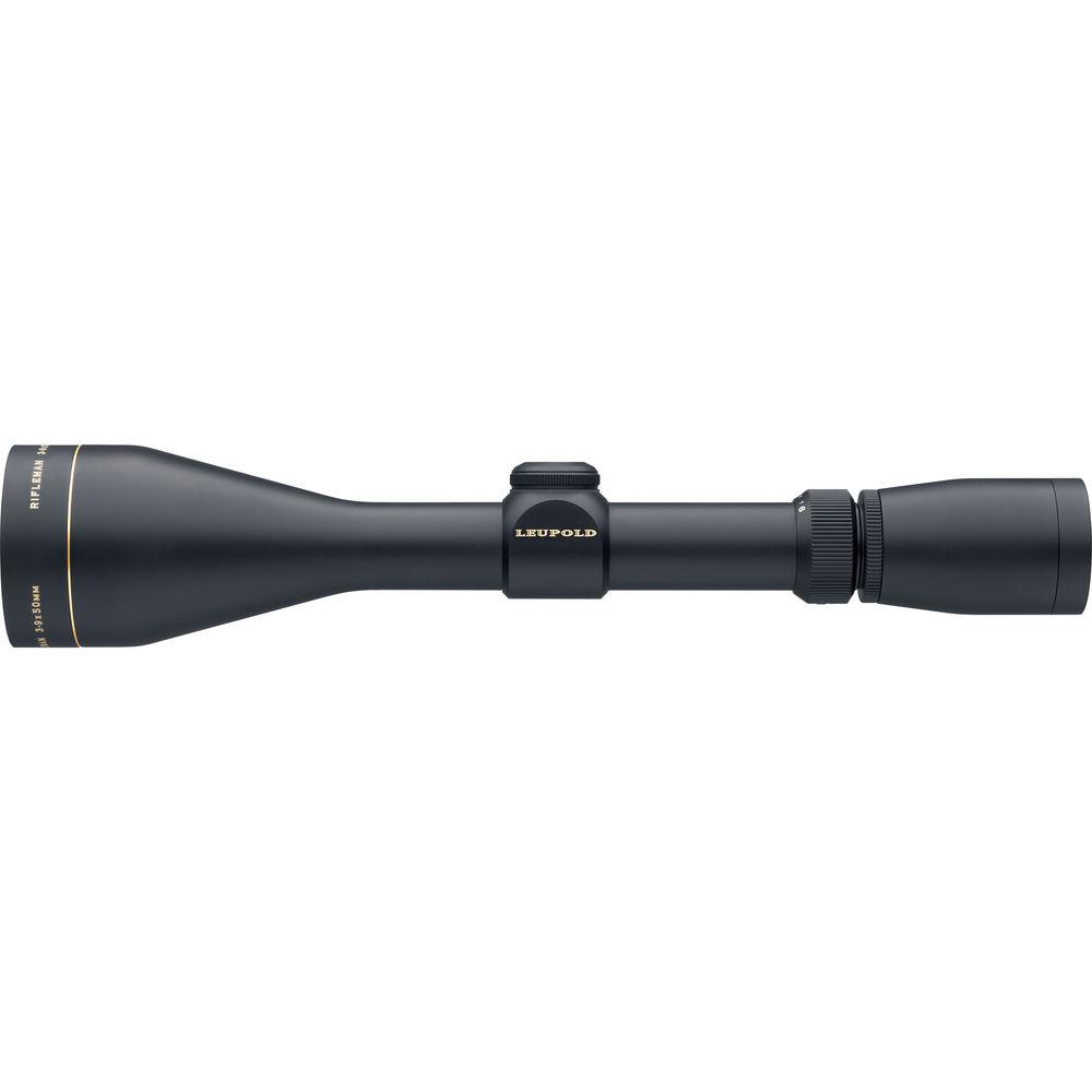 Leupold 3-9x50 Rifleman Waterproof & Fogproof Riflescope with Wide Duplex Reticle - Matte Black