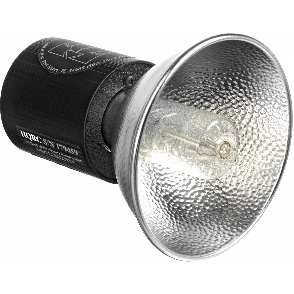 Lumedyne 2400W s Flash Head with Modeling Light - UV, Coiled Cord