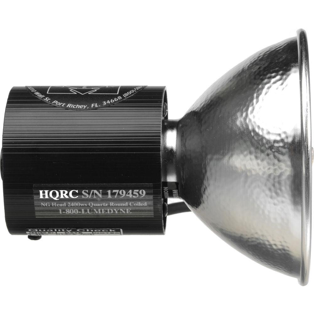 Lumedyne 2400W s Flash Head with Modeling Light - UV, Coiled Cord