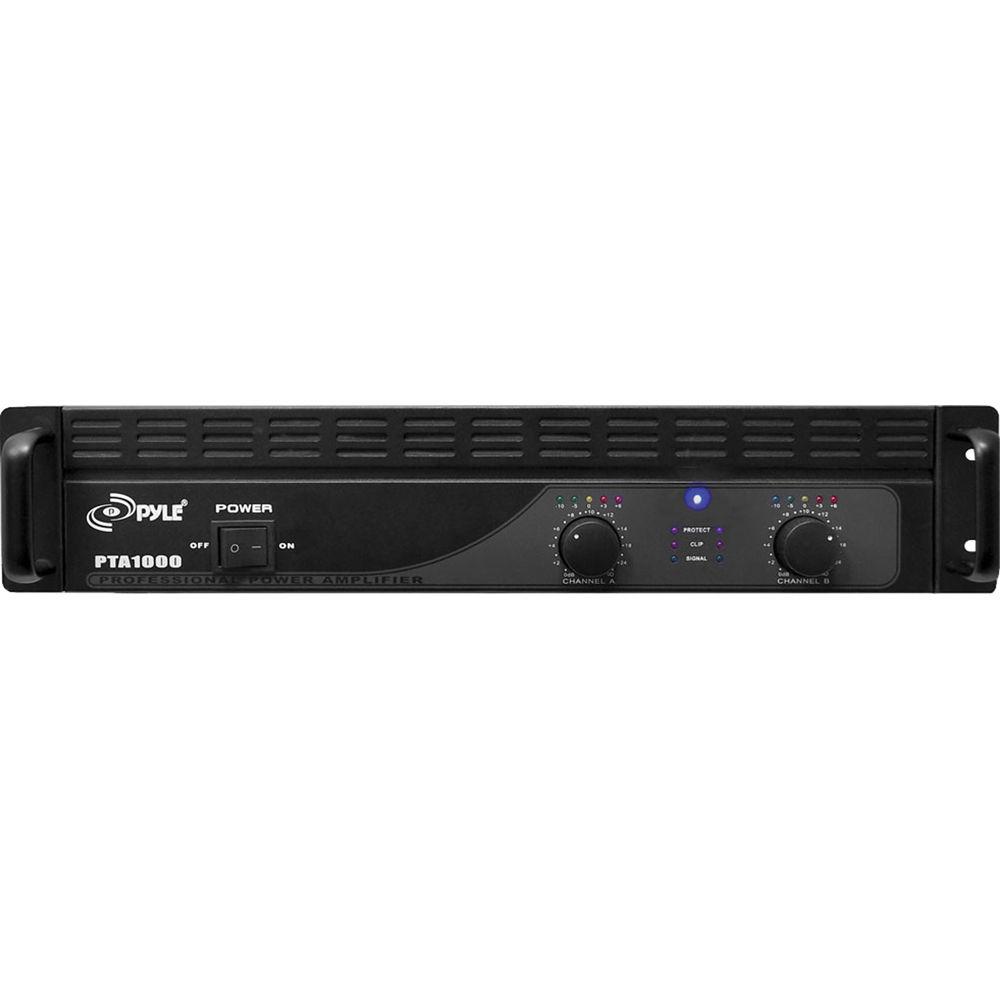 Pyle Pro PTA1000 Professional Stereo Power Amplifier, Pyle, Pro, PTA1000, Professional, Stereo, Power, Amplifier