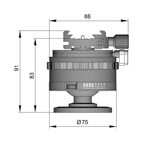 Arca-Swiss Monoball P1 S Ball Head with Quick Release