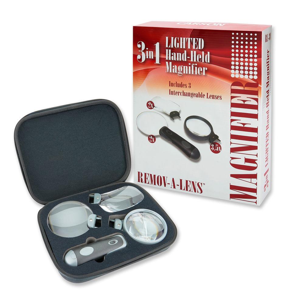 Carson RL-30 3-in-1 Remov-A-Lens Magnifier
