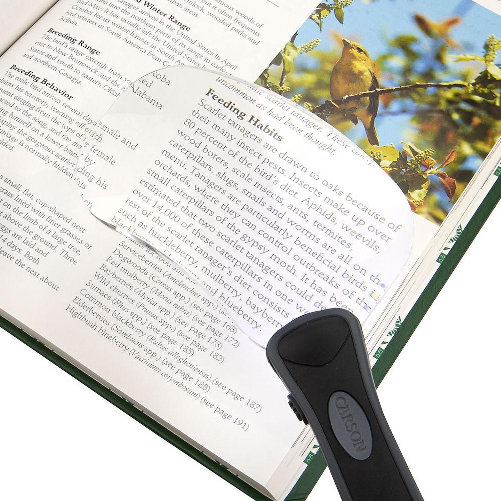 Carson RM-77 2x Lighted RimFree Magnifier